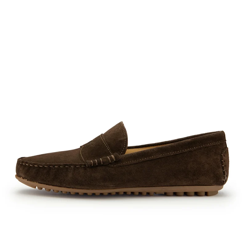 Mocasín serraje marrón 31 Castellano