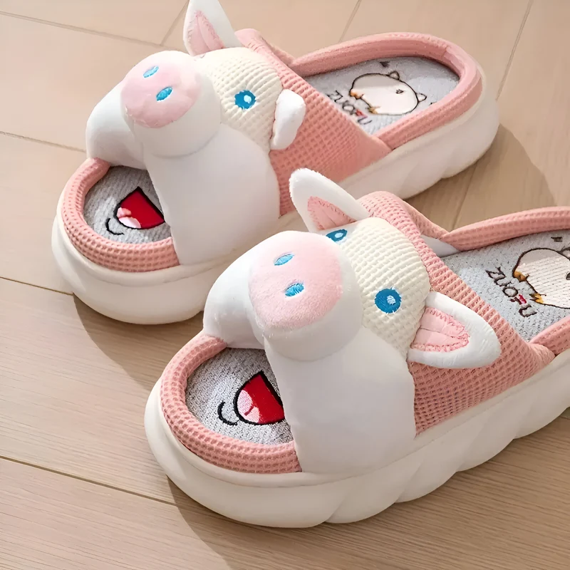 Miomu Sandalias Acolchadas, Diseño Cerdito