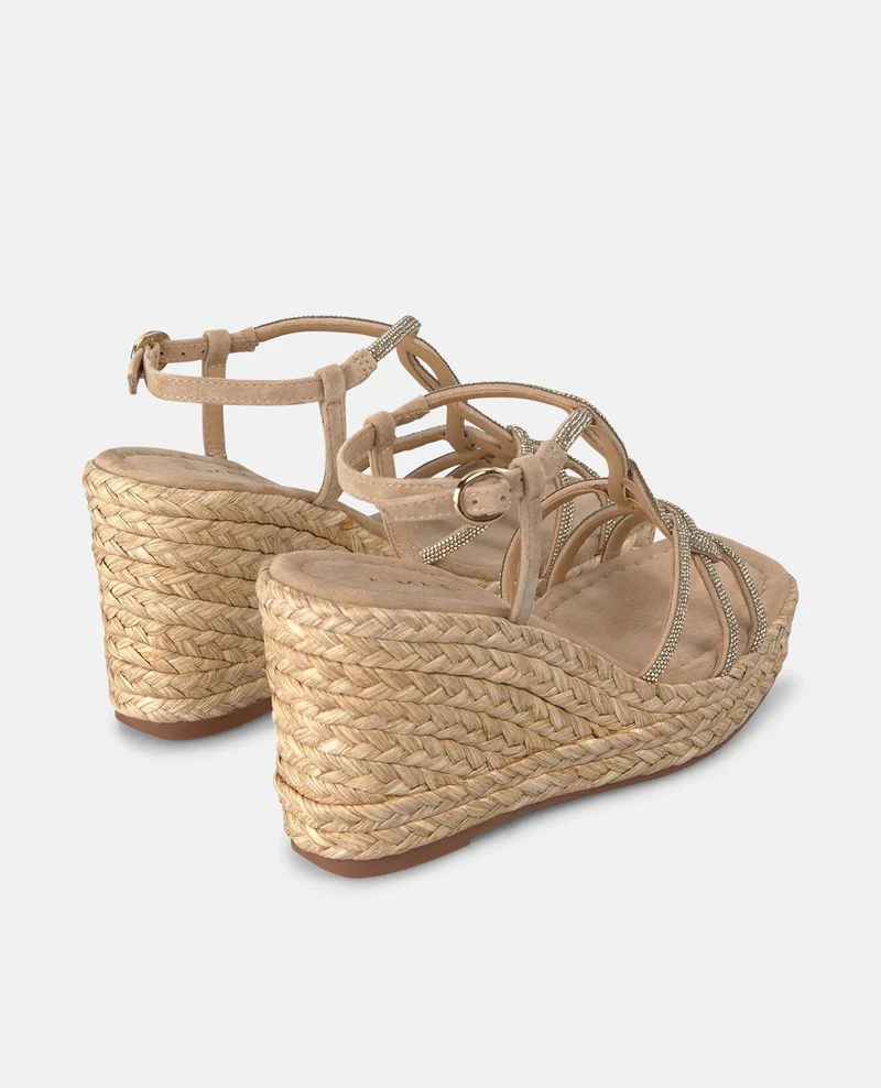 CUÑA TIRAS ENTRELAZADAS