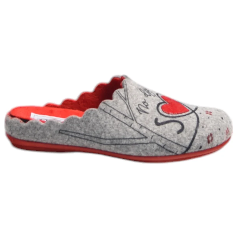 Zapatillas de Casa Marpen Slippers No Dejes De Soñar 301IV24 Gris