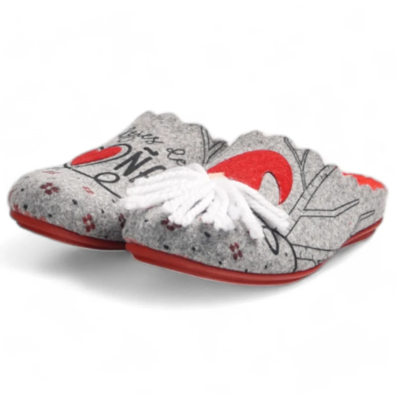 Zapatillas de Casa Marpen Slippers No Dejes De Soñar 301IV24 Gris