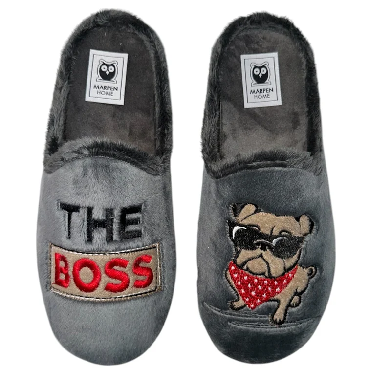 Zapatillas de Casa Marpen Slippers The Boss 501IV24 Gris