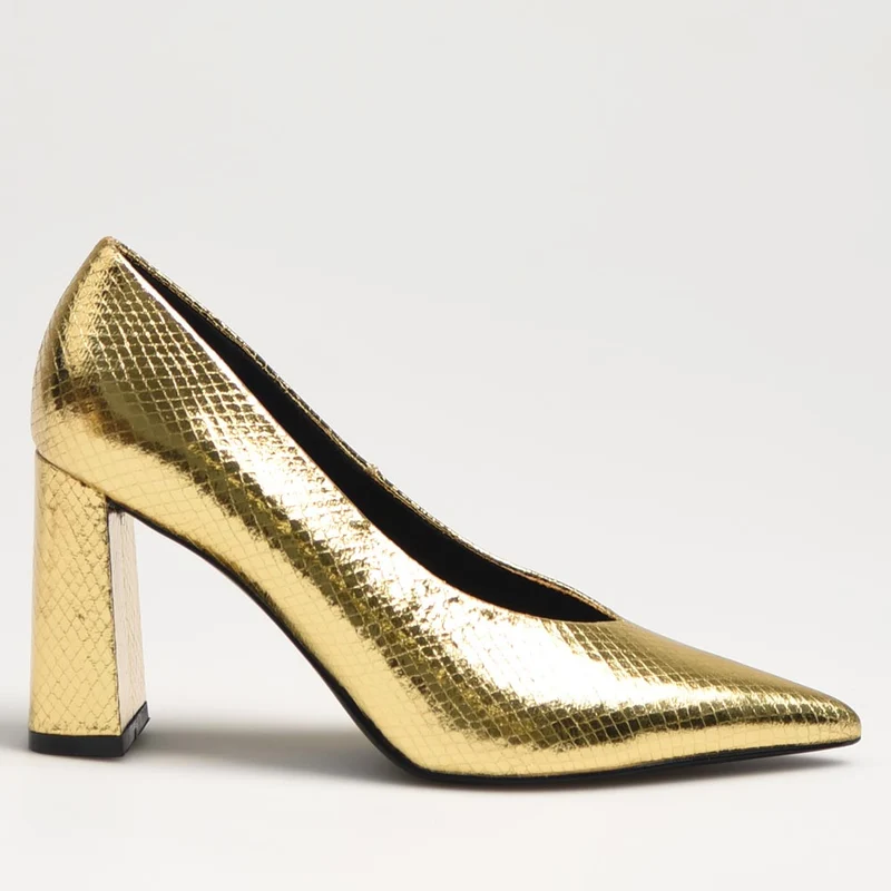Zapatos de Salón Corina Serpiente M3650 Oro
