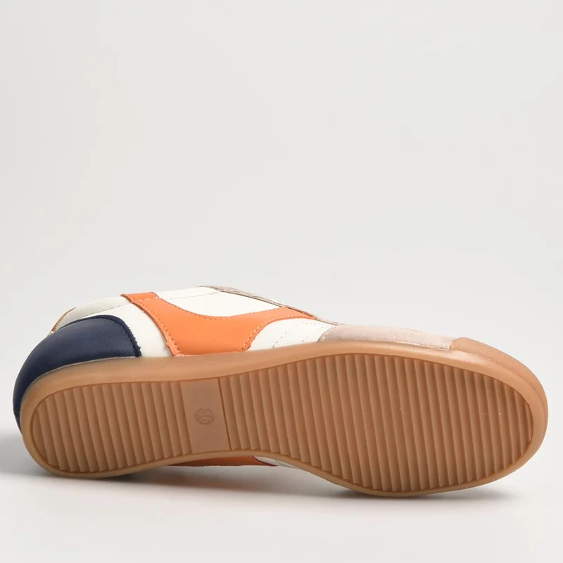 Deportivos Corina M3530 Naranja Cuero