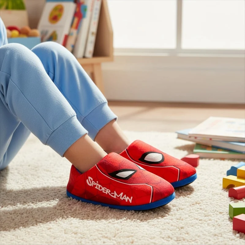 Zapatillas de Casa Bubble Kids Spider Man SM16549 Rojo