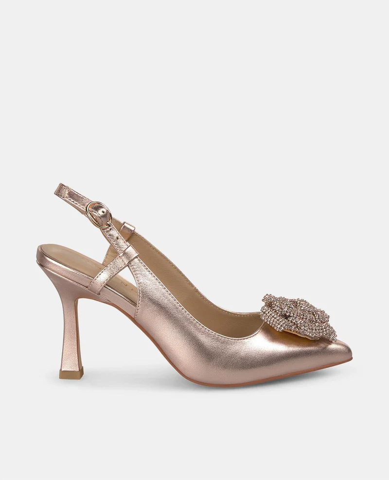 ZAPATO TACÓN ALTO FLOR