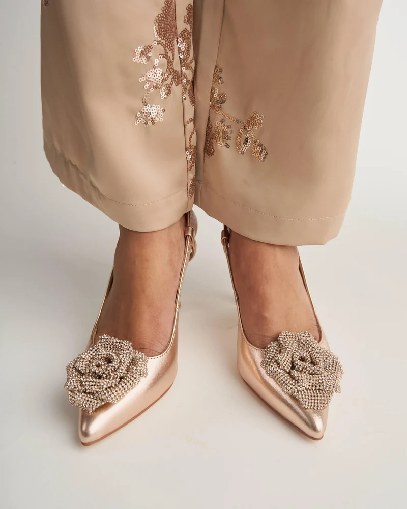 ZAPATO TACÓN ALTO FLOR