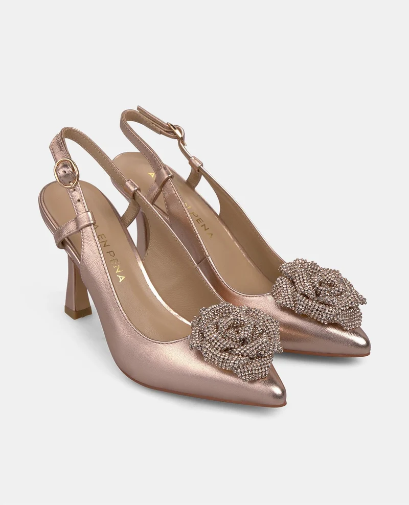 ZAPATO TACÓN ALTO FLOR