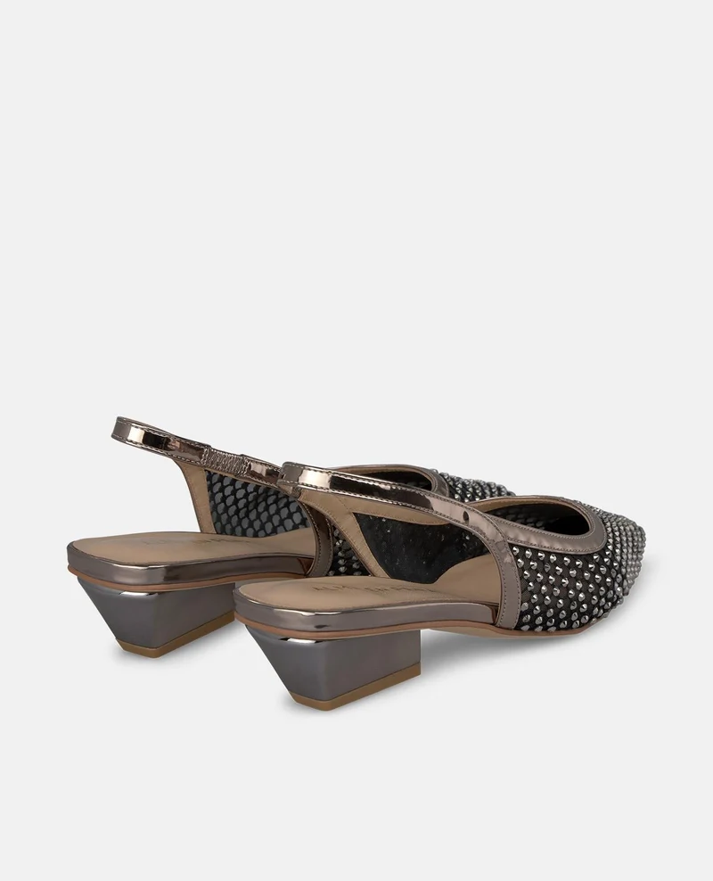 ZAPATO DESTALONADO DE MALLA