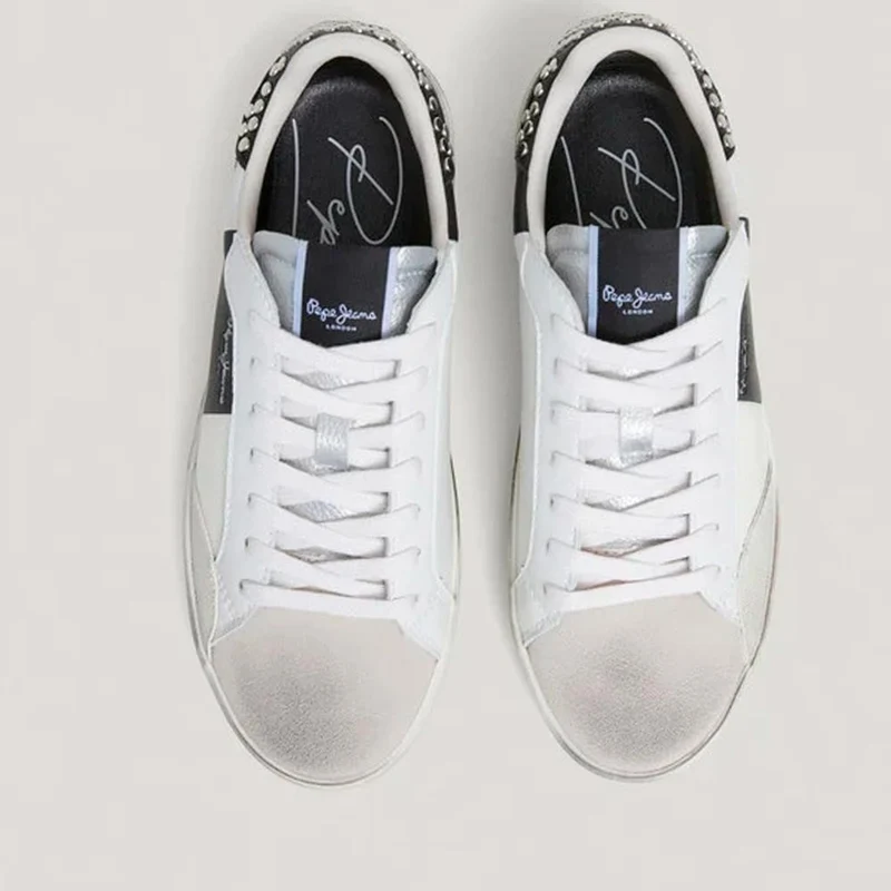 Zapatillas Pepe Jeans Lane Glam W PLS31568 Blanco