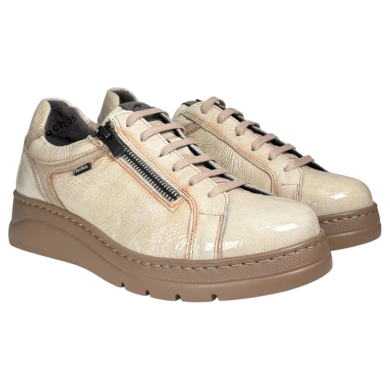 Zapatos Fluchos Deportivos Pompas F1666 Beig