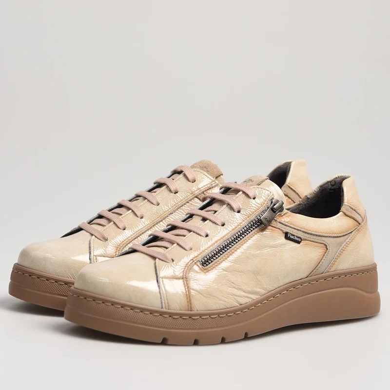 Zapatos Fluchos Deportivos Pompas F1666 Beig