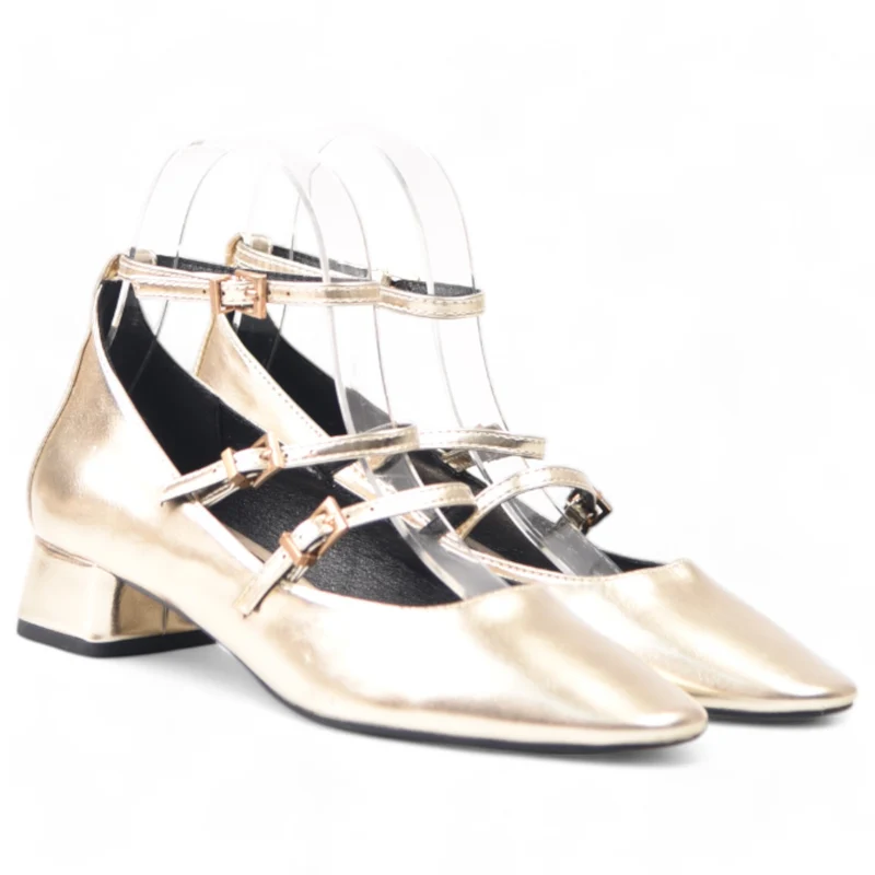 Mary Jane Corina Hebillas M4665 Oro