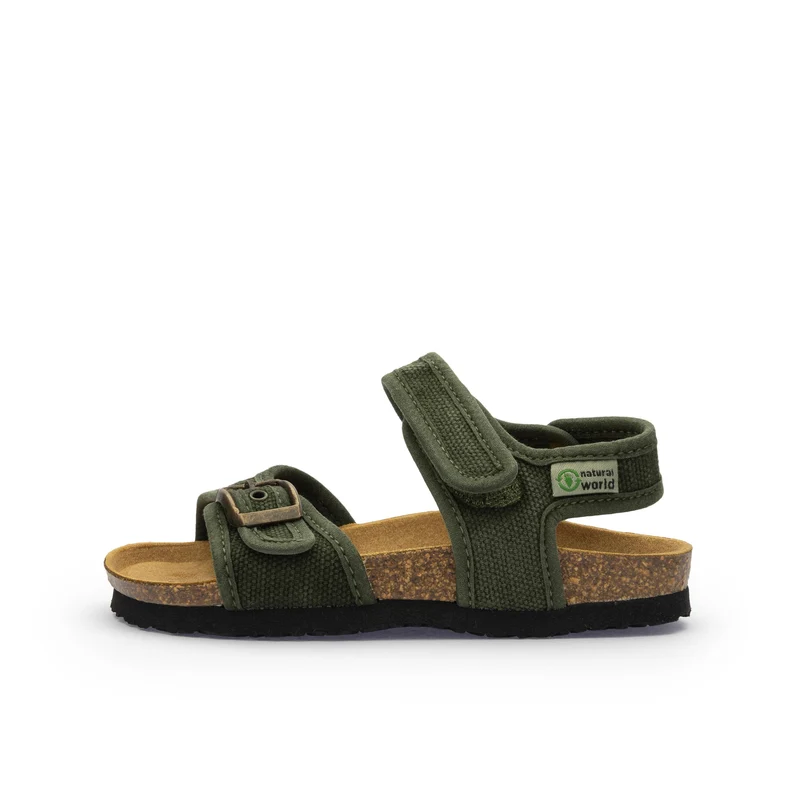Sandalia kaki lavado 7081 Natural World