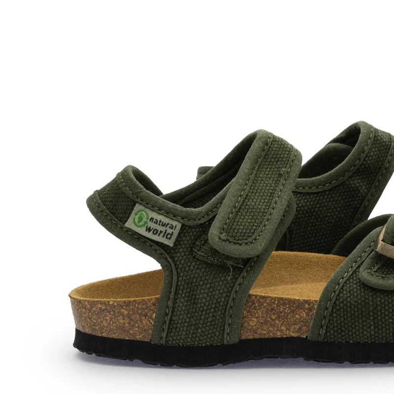 Sandalia kaki lavado 7081 Natural World