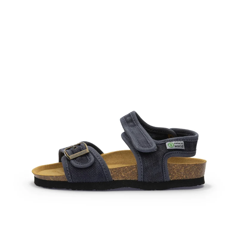 Sandalia azul lavado 7081 Natural World