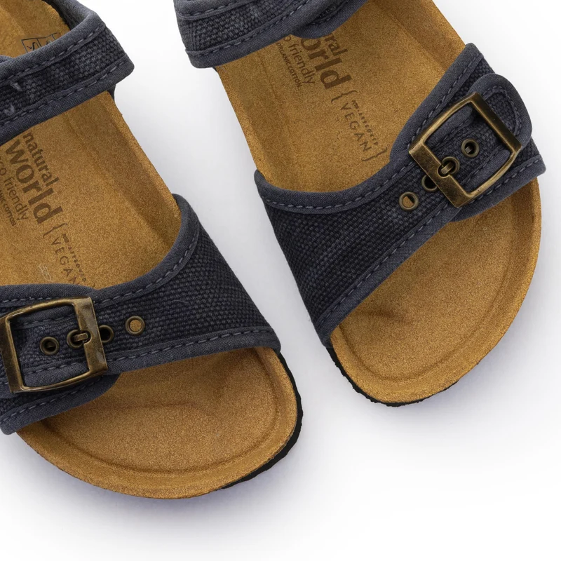Sandalia azul lavado 7081 Natural World