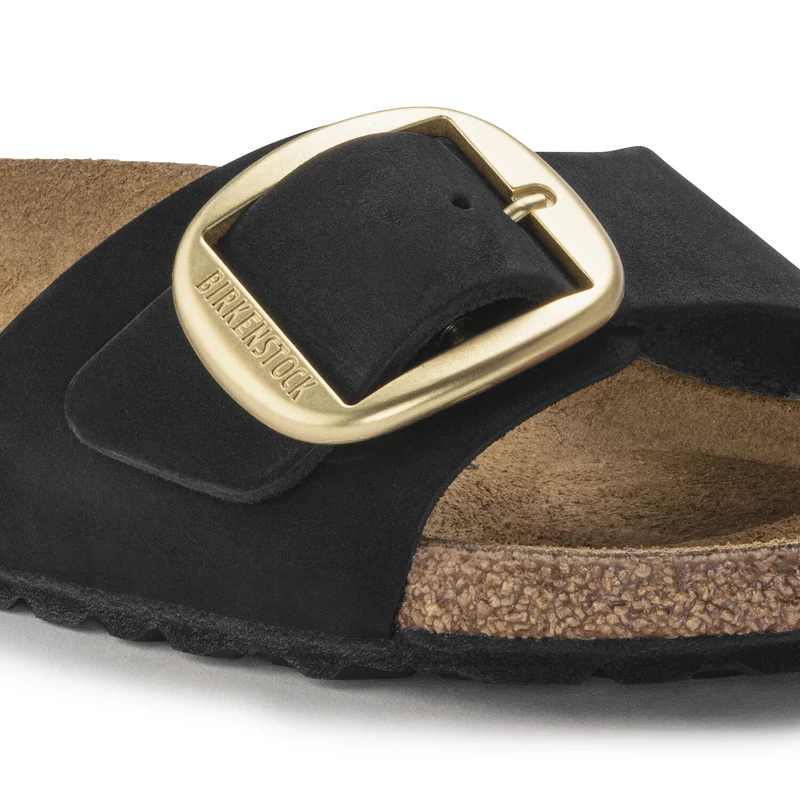 Sandalia nobuk negro MADRIDBIG Birkenstock