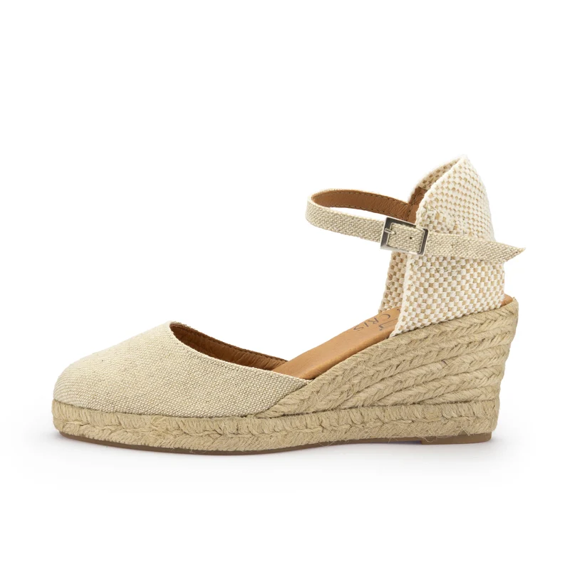 Alpargata lino beige 52SIMPLE Pepa & Cris