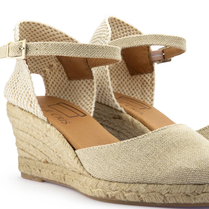 Alpargata lino beige 52SIMPLE Pepa & Cris