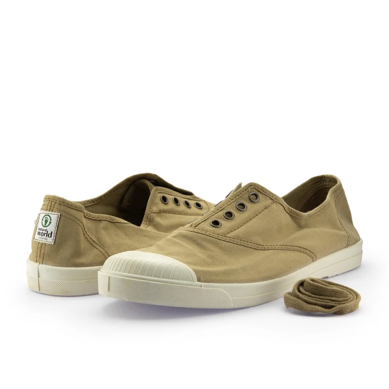 Zapatilla camel LONA3102 Natural World