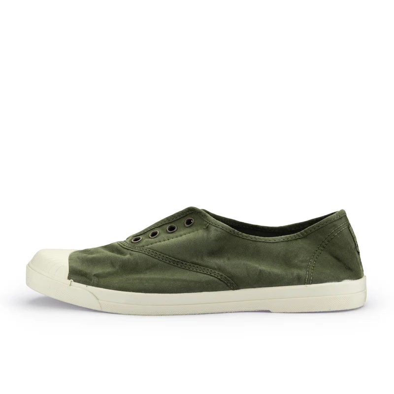 Zapatilla kaki lavado LONA3102 Natural World