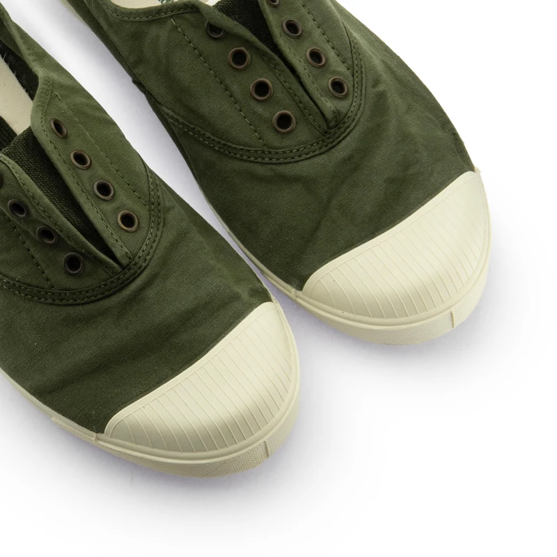 Zapatilla kaki lavado LONA3102 Natural World