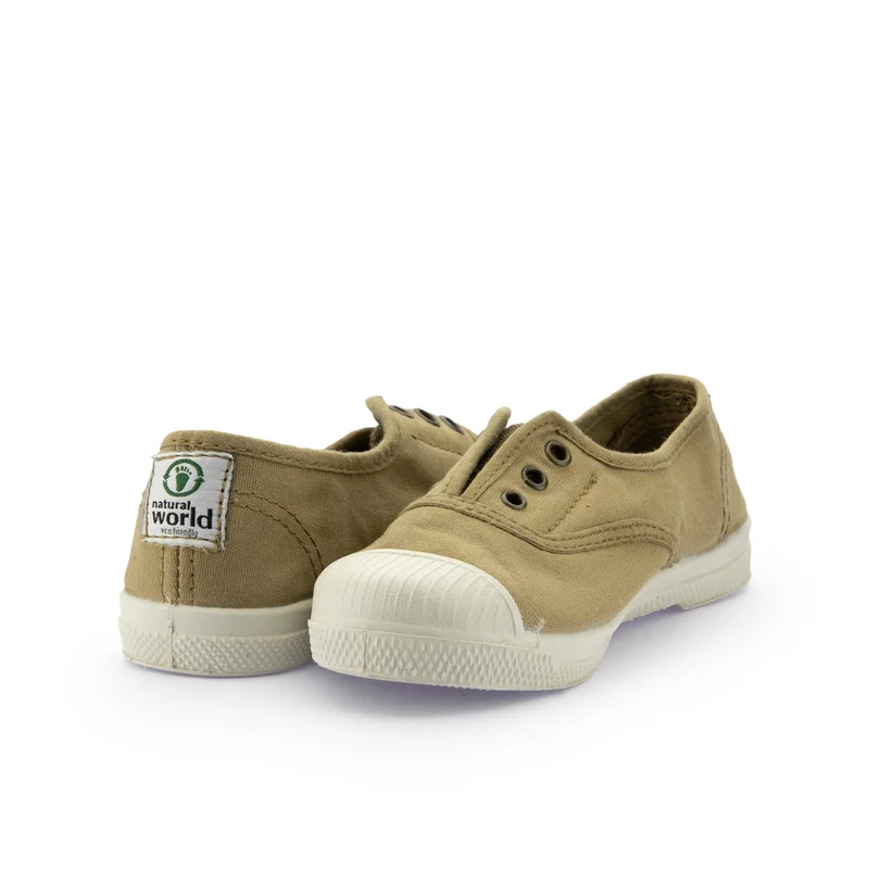 Zapatilla camel LONA470 Natural World