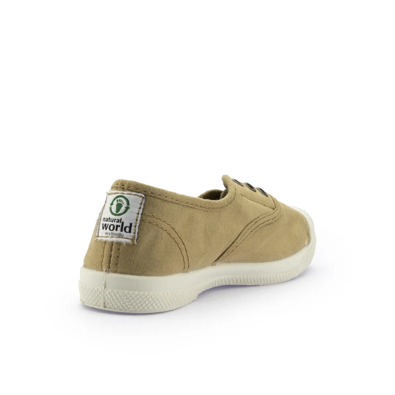 Zapatilla camel LONA470 Natural World