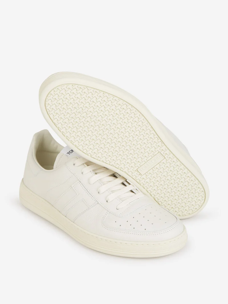 Sneakers Logo Piel