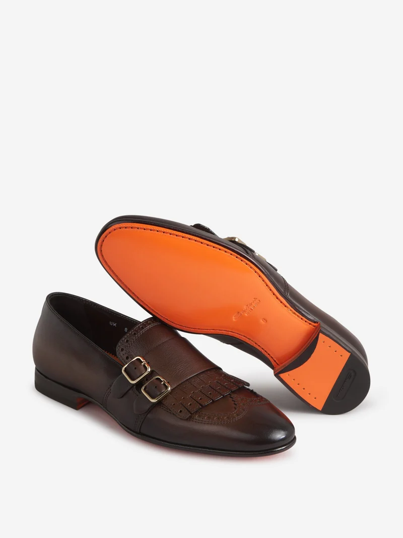 Mocasines Doble Hebilla Flecos