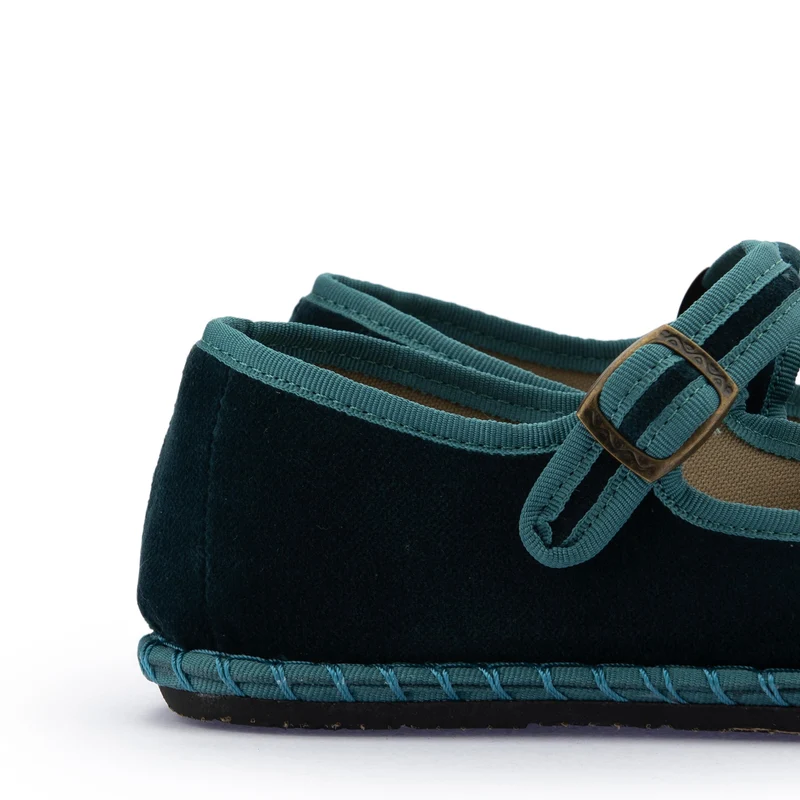 Mercedita veneciana azulón/verde MERTOP Pepa & Cris