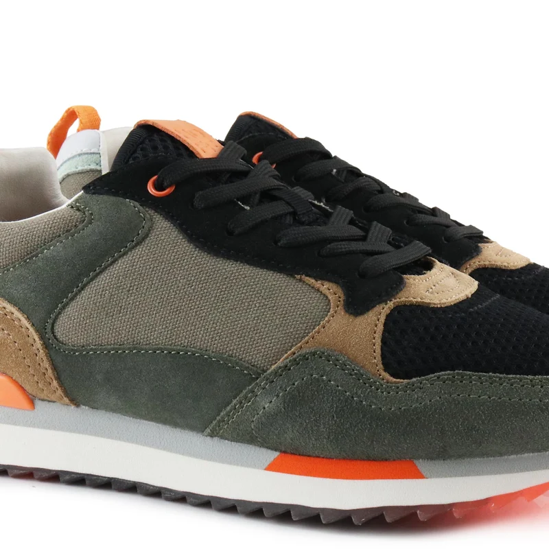 Deportiva kaki/negro MANILA Hoff