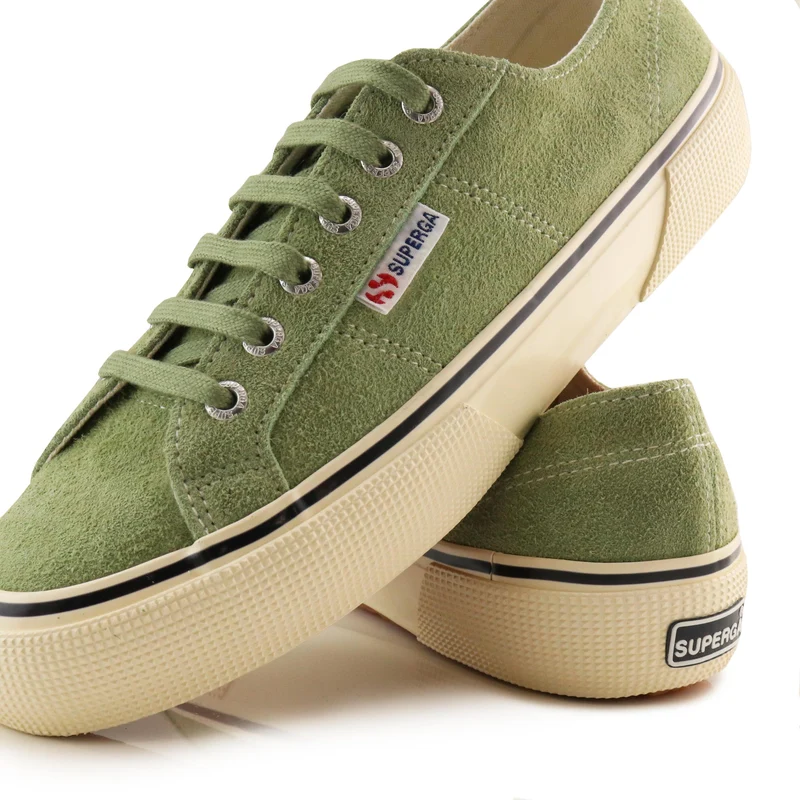 Zapatilla verde claro 2490HAIRYSUEM Superga