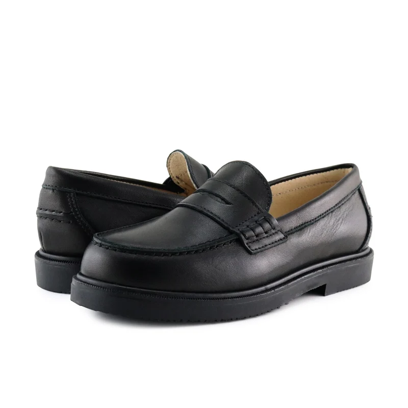 Mocasín negro NEWJERO501 Jeromín