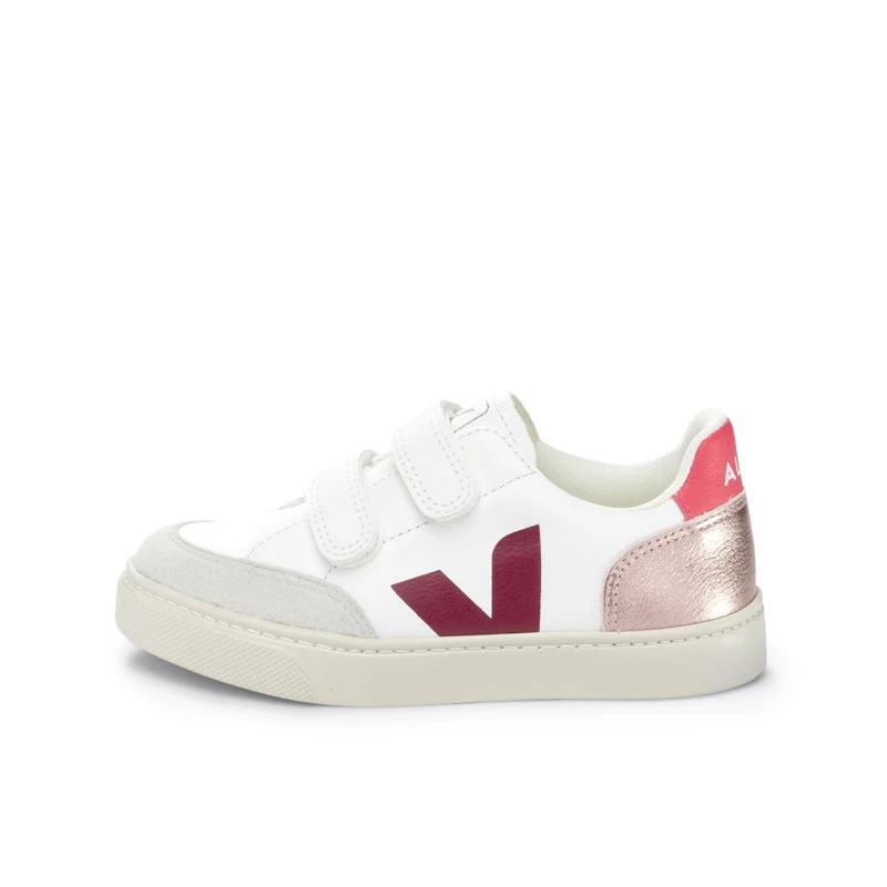 Deportiva blanco/fucsia/metal V12VEL Veja