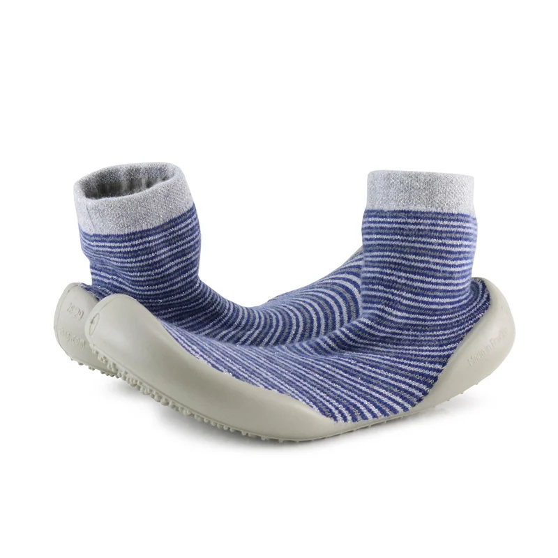 Zapatilla casa azul/gris 553ERAYAS Collégien
