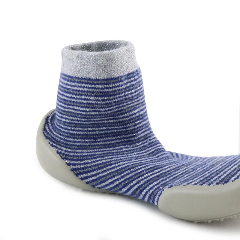 Zapatilla casa azul/gris 553ERAYAS Collégien