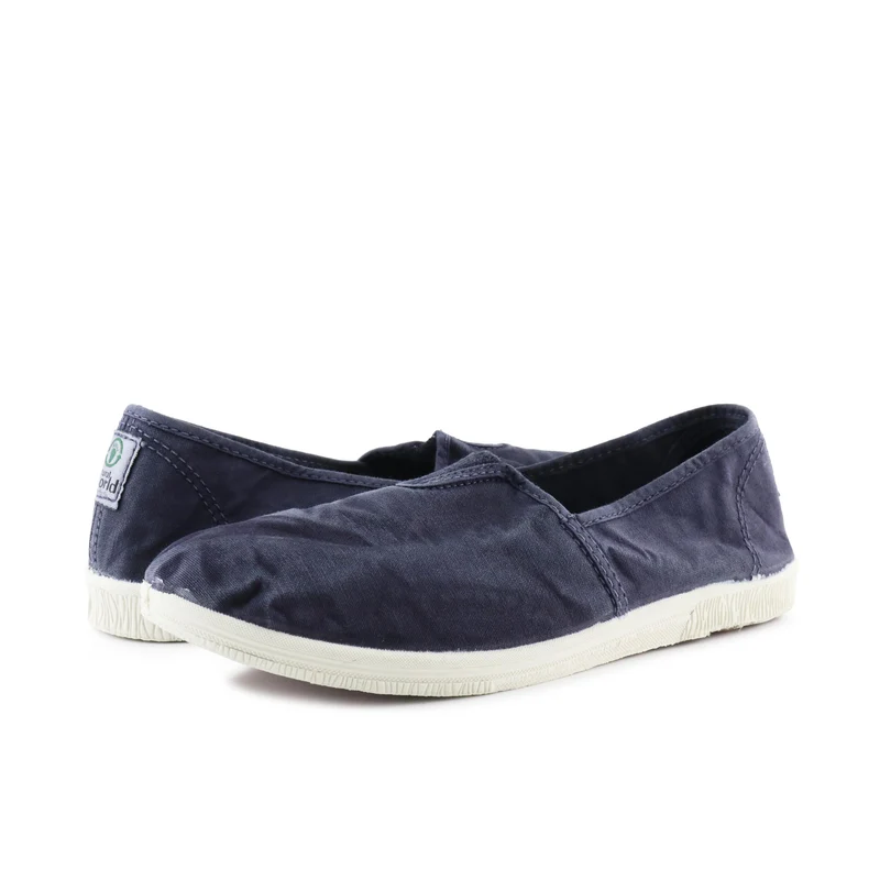 Zapatilla azul lavado LONA615-305 Natural World