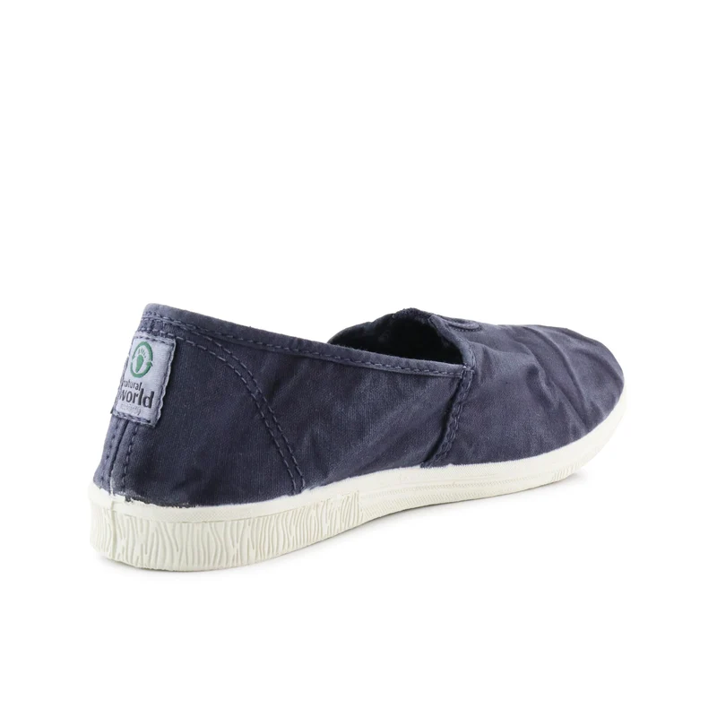 Zapatilla azul lavado LONA615-305 Natural World