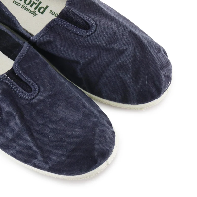 Zapatilla azul lavado LONA615-305 Natural World