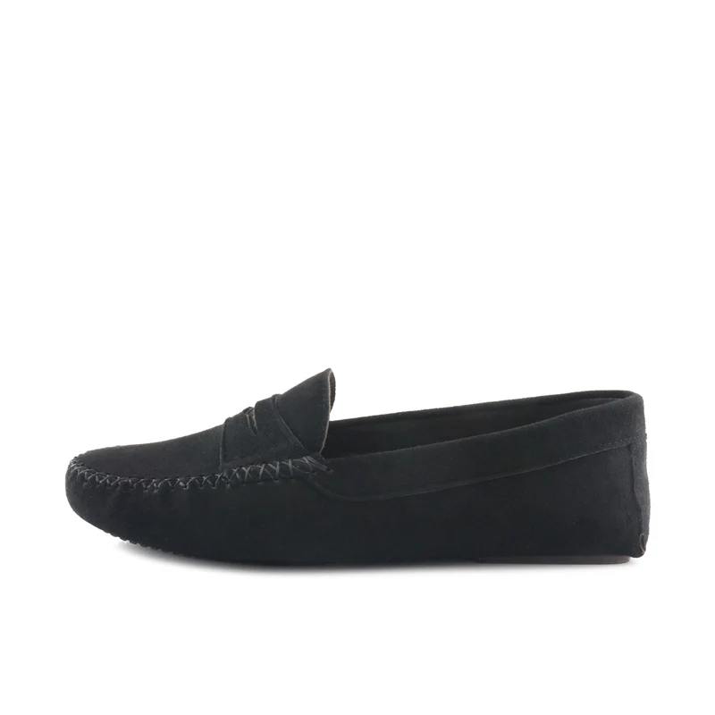 Zapatilla casa ante negro 7821 Homers