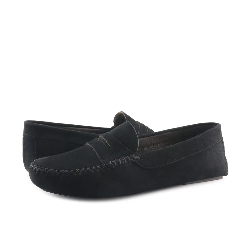Zapatilla casa ante negro 7821 Homers