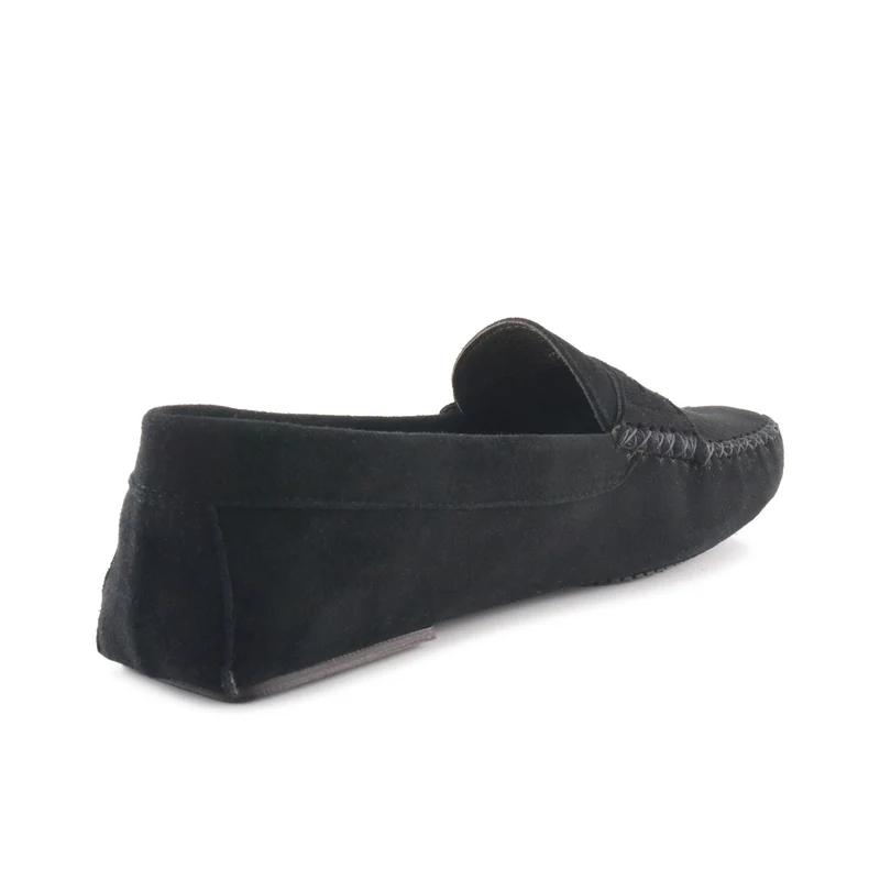 Zapatilla casa ante negro 7821 Homers