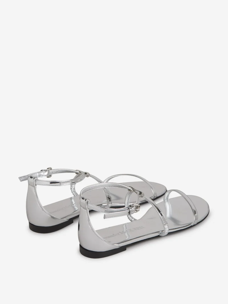Sandalias Tiras Silver