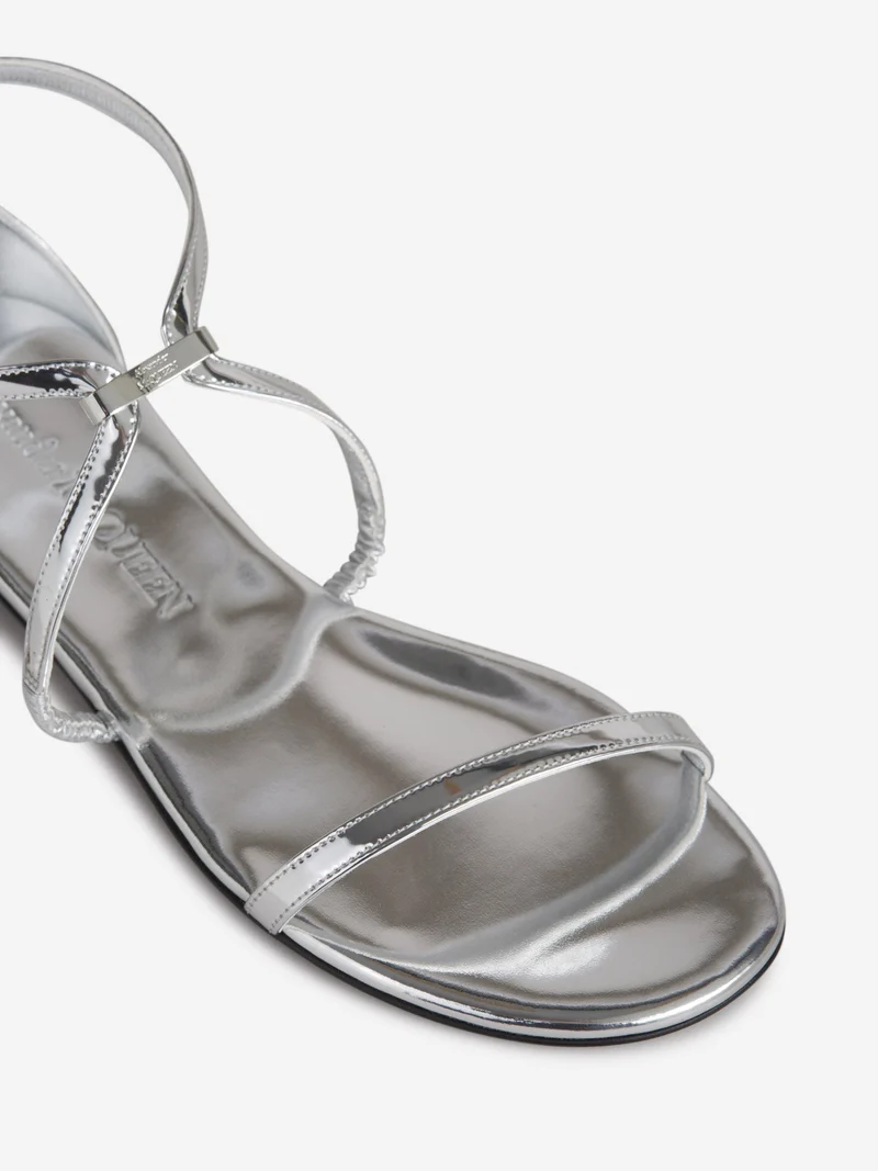 Sandalias Tiras Silver