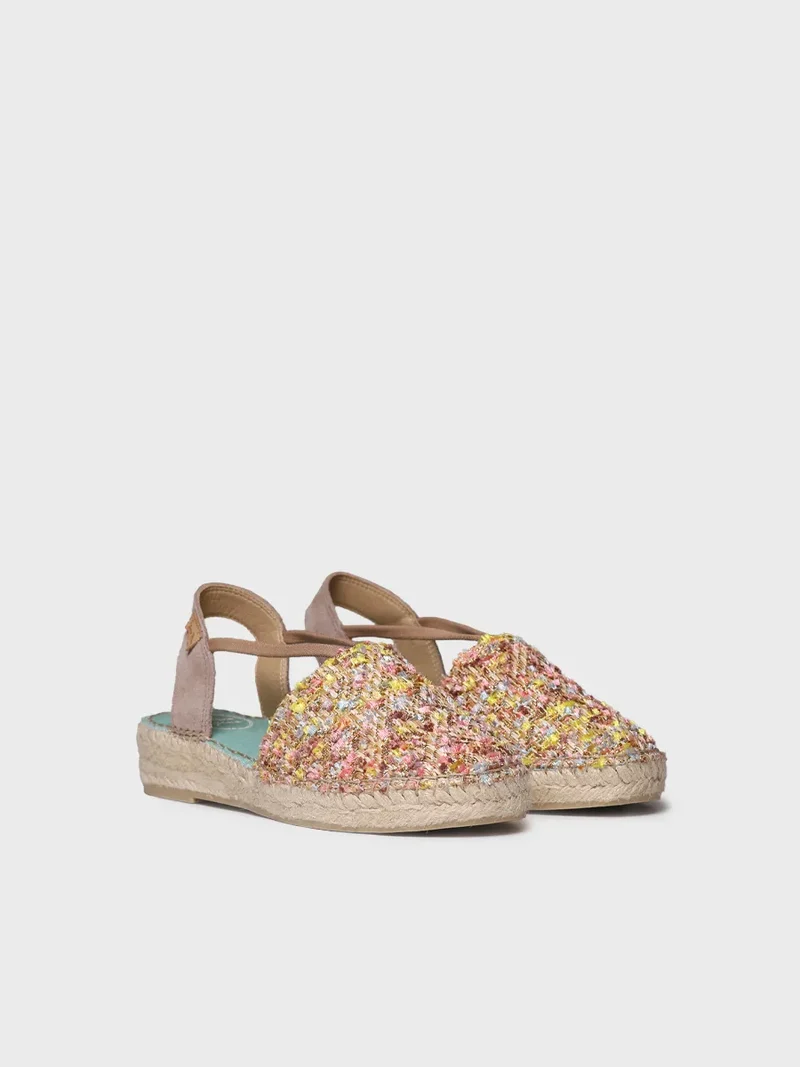 Alpargatas multicolor con elásticos laterales | ELSA-CO