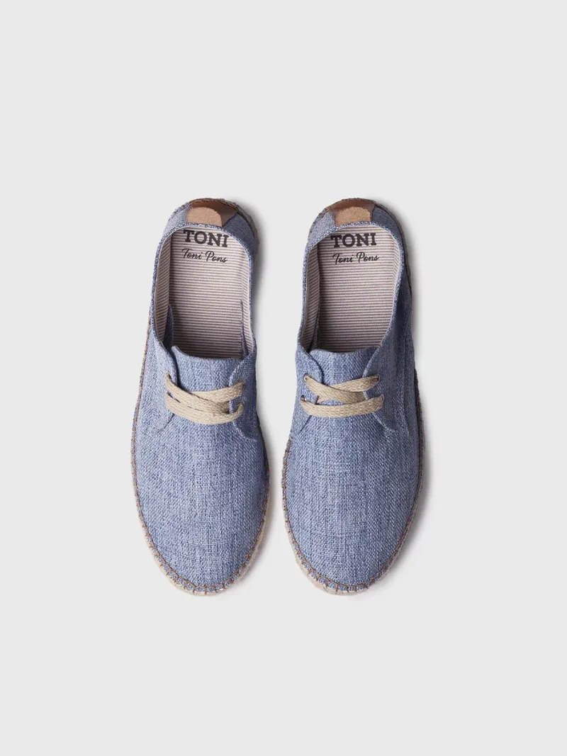 Alpargatas cerradas de hombre con cordones | DAVID-BM