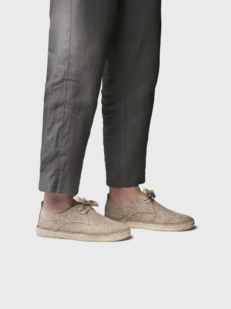 Alpargatas cerradas de hombre con cordones | DAVID-BM