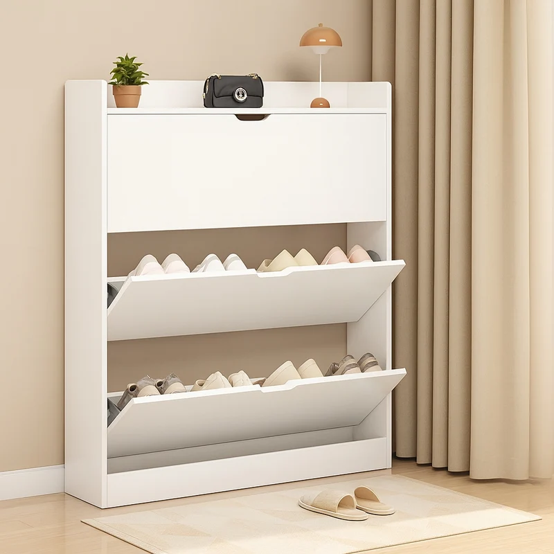 Miomu Mueble Zapatera 3 Niveles Estilo Gaveta
